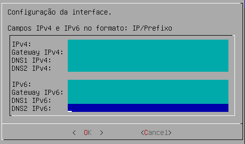 Local de instalação